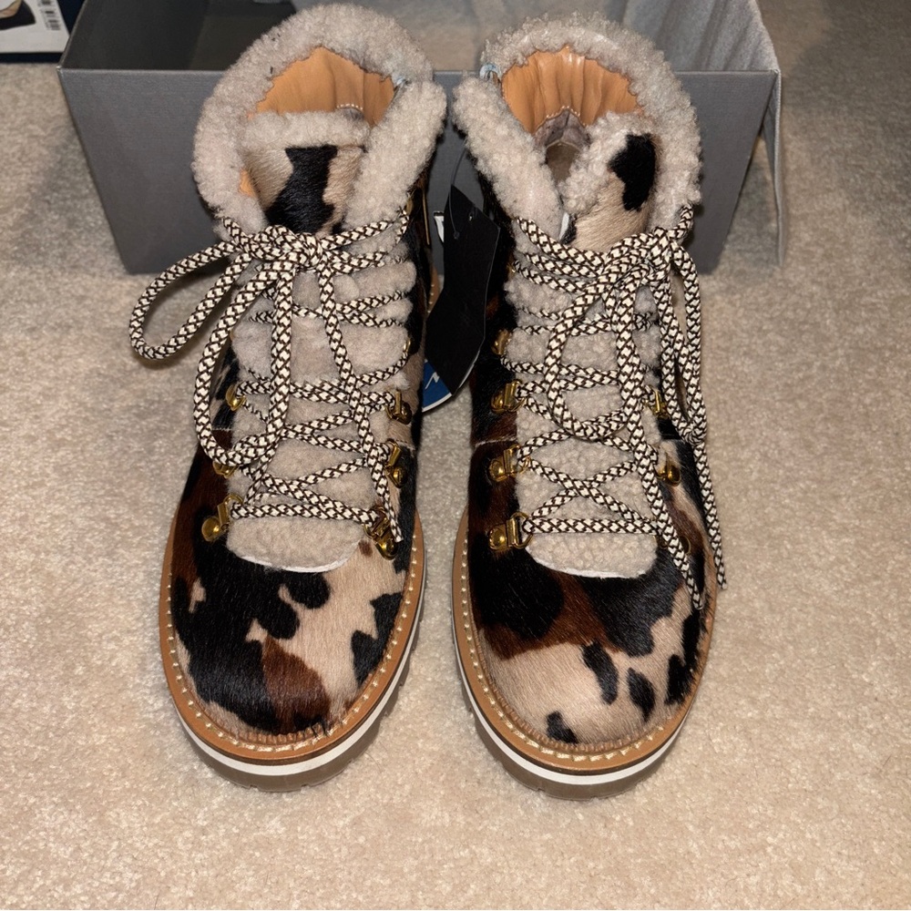 Aquatalia Hadlee Haircalf Shearling Boot